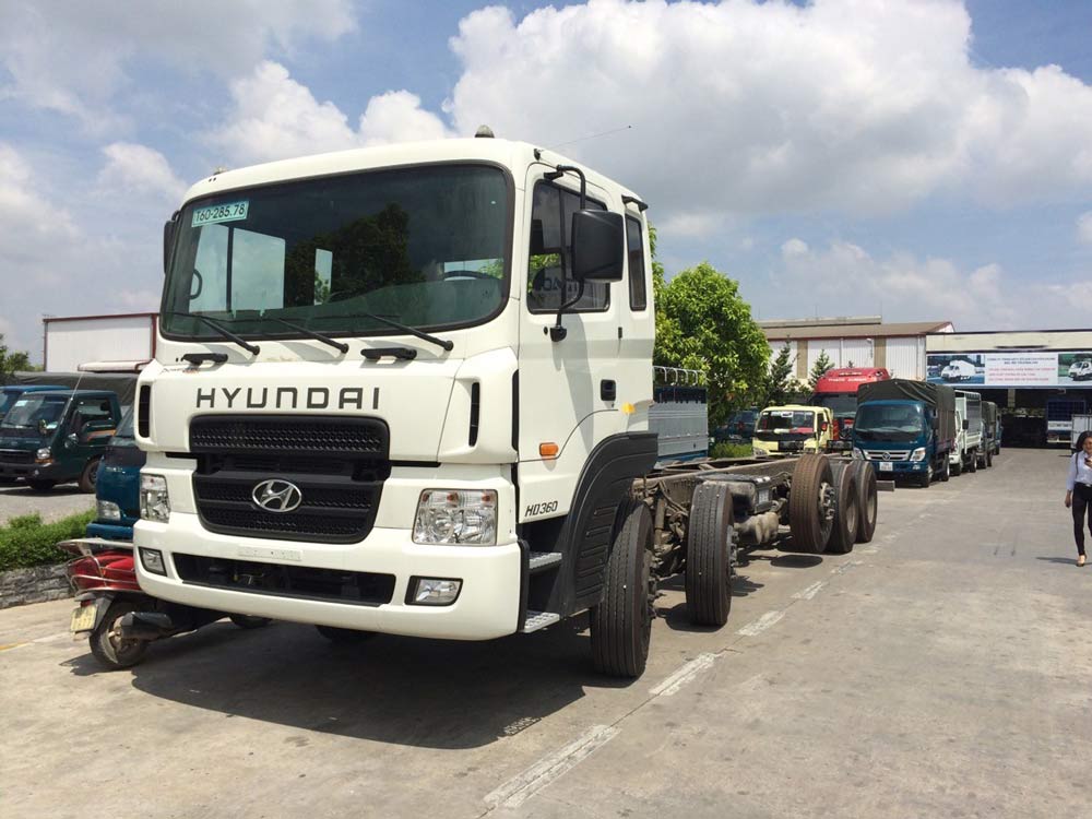 Xe tải 20 tấn Hyundai HD360 5 chân nhập khẩu nguyên chiếc Hàn Quốc