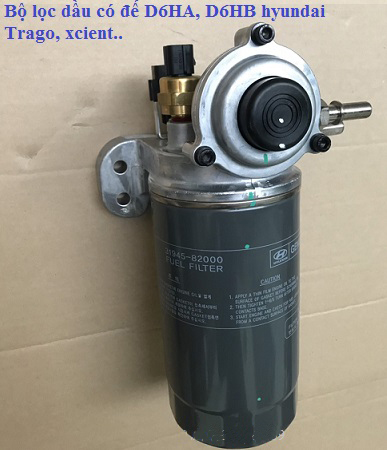 Bộ lọc dầu hyundai trago, hyundai Xcient