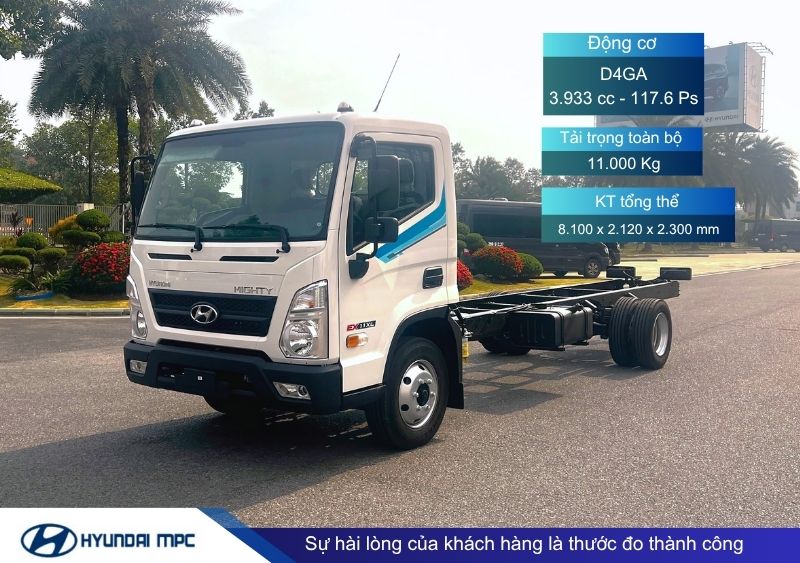 Xe tải Hyundai EX11XL Tải 7 Tấn mới nhất 2025