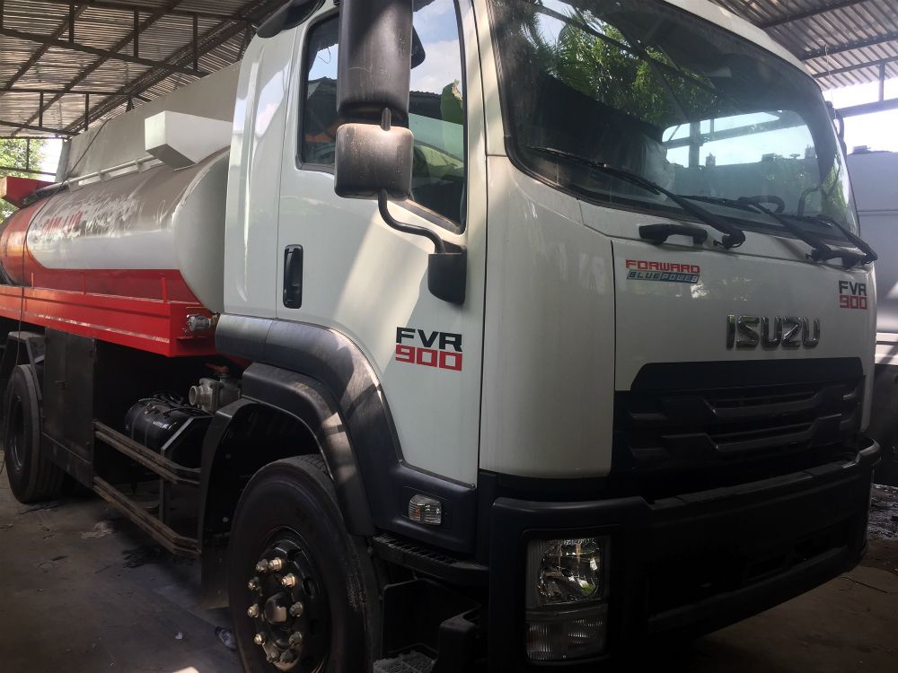 Bồn xi téc xe bồn chở xăng dầu Isuzu 12 khối