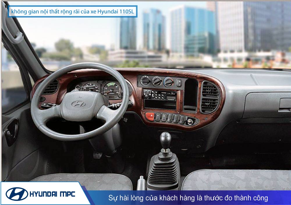 Nội thất xe tải Hyundai New Mighty 110SL