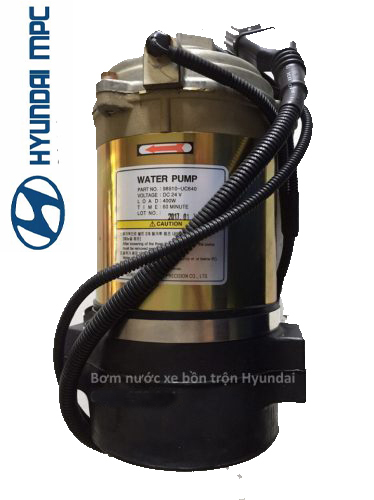 Bơm nước xe trộn bê tông Hyundai HD270