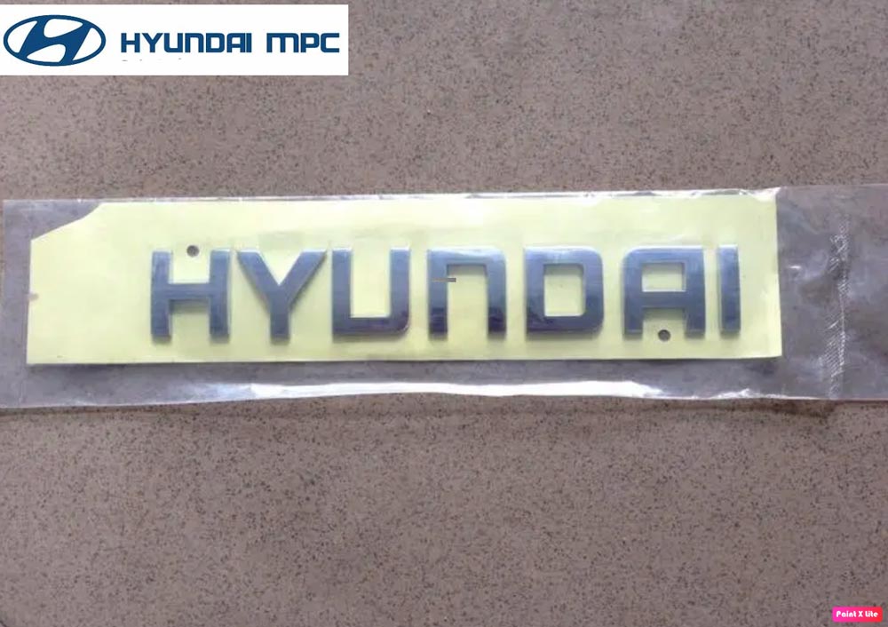 Chữ nổi Hyundai nhập khẩu